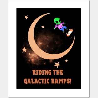 Riding the Galactic Ramps! Skate Posters and Art